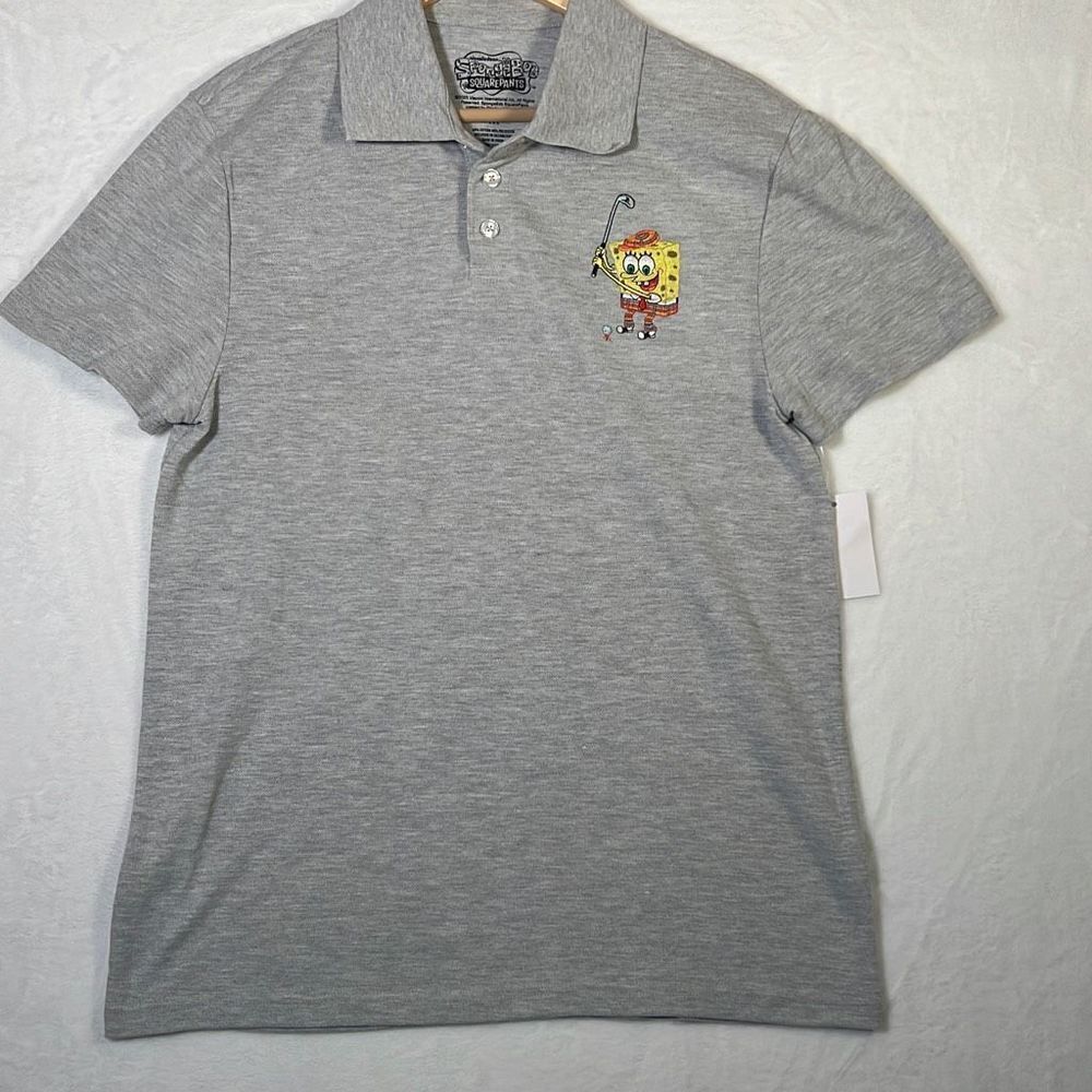 SpongeBob square pants polo‎ shirt- NWT-Men medium